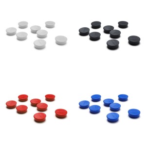 Set mit 8 Magneten 20 mm für magnetische trocken abwischbare Tafel