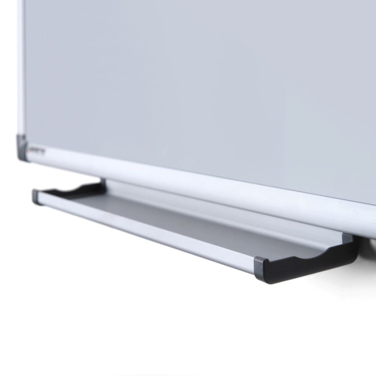 Półka na pisaki i przybory - Magnetyczna tablica suchościeralna SCRITTO® Economy 90 x 60 cm tablica suchościeralna magnetyczna do urzędu szkoły biura do pisania markerem pisakiem flamastrem suchościeralnym