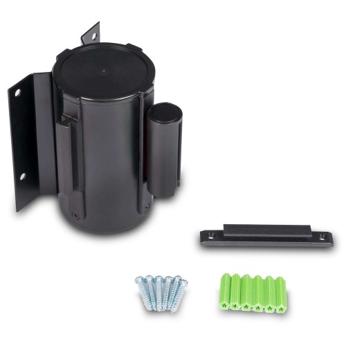 Wandkopf mit rotem einziehbarem Band 235 cm P-EXTBE Kassette mit einziehbarem Band