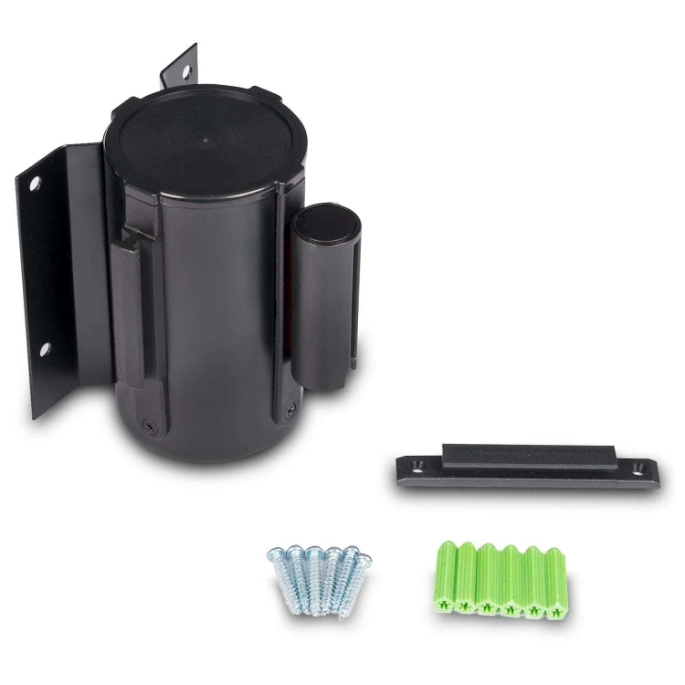 Wandkopf mit rotem einziehbarem Band 235 cm P-EXTBE Kassette mit einziehbarem Band