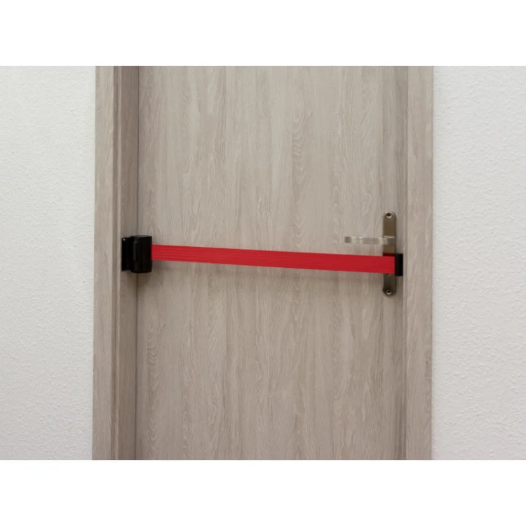 Wandkopf mit rotem einziehbarem Band 235 cm P-EXTBE Kassette mit einziehbarem Band