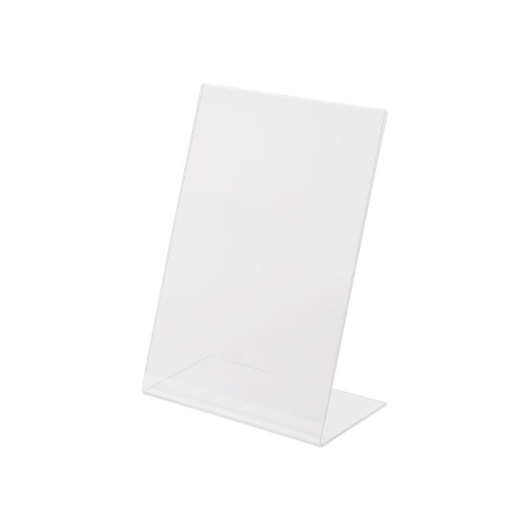 Stojak akrylowy na plakat typu L w orientacji pionowej format A3 (297 x 420 mm)