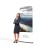 Stand reklamowy Tekstylny Monolith 1,0 x 2,3 m z wydrukiem dwustronnym