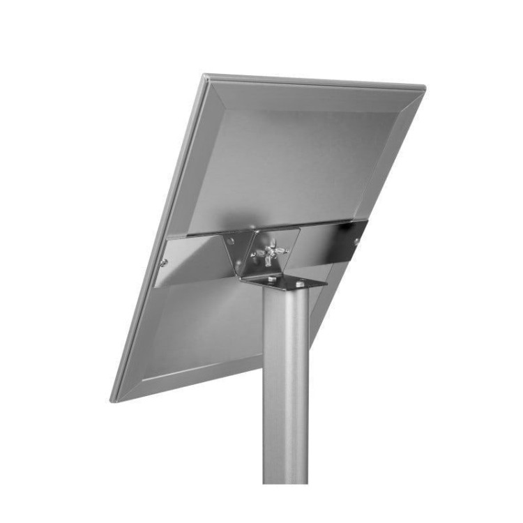 Menütafel Informationsständer - A3, silber