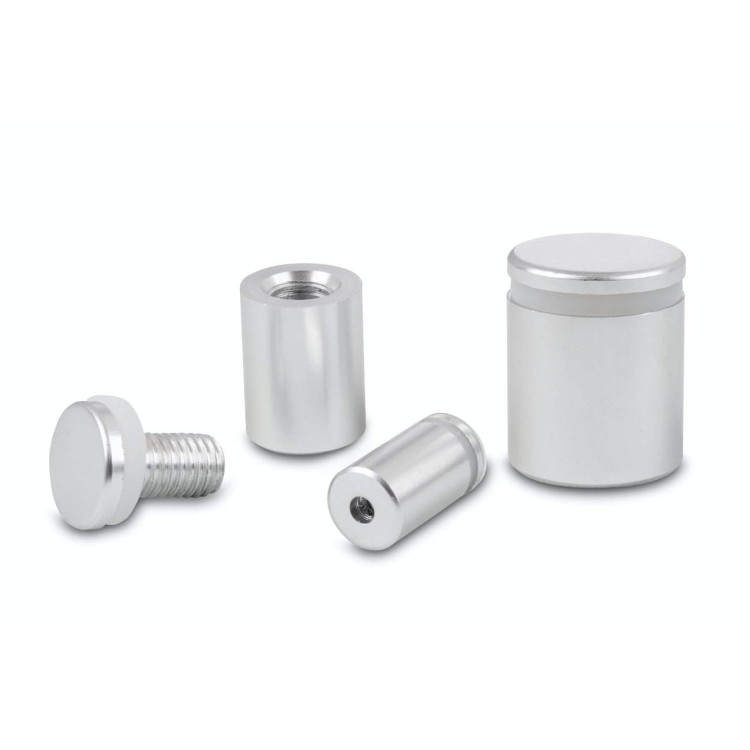 Aluminium Werbung Schraube Glas Abstandshalter Befestigungen 13mm Ø 13x13