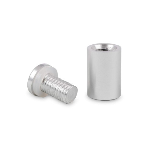 Aluminium Werbung Schraube Glas Abstandshalter Befestigungen 19mm Ø 19x25