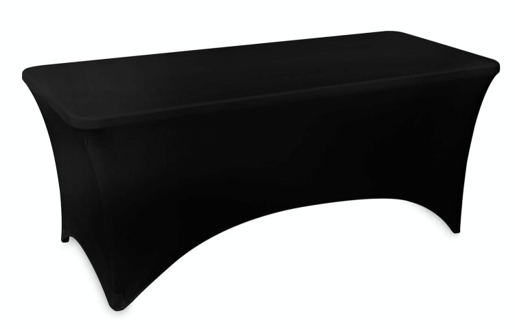 Obrus do stołu eventowego 180x75cm - Czarny