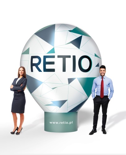 Balon reklamowy pneumatyczny 3m z nadrukiem indywidualnym - Standard