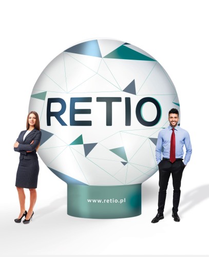 Balon reklamowy pneumatyczny 3m z nadrukiem indywidualnym - Kula