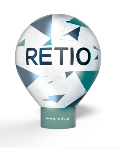 Balon reklamowy pneumatyczny 5m z nadrukiem indywidualnym - Standard