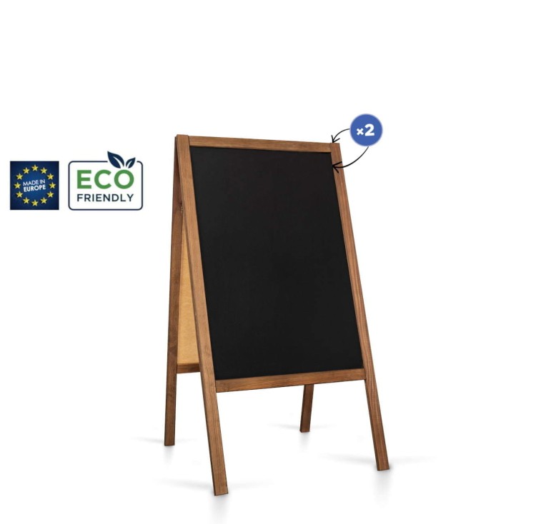 Doppelseitiges Kreidetafel-Poster