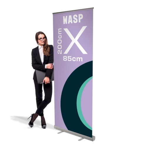 Rollup Wasp 85 x 200 cm stojak reklamowy rozwijany z opcją wydruku