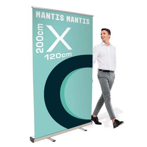 Rollup Mantis 120 x 200 cm stojak reklamowy rozwijany z opcją wydruku