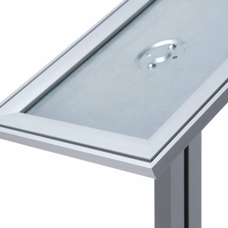 Stojak na menu A4 Compasso® stojak prezenter na kartę menu stojak informacyjny prezentacyjny z ramką A4 do restauracji gastronomii do hotelu stojak na plakat Menu Board