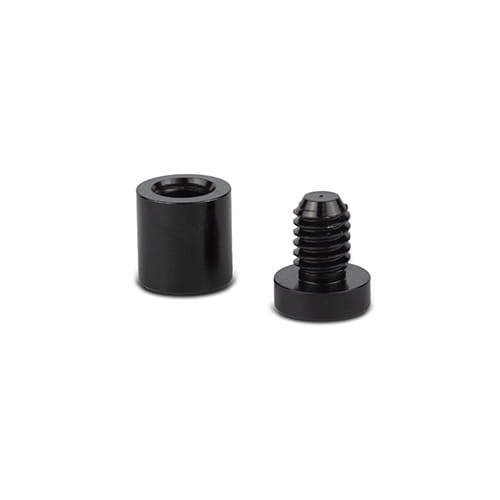 Dystans montażowy 13mm Ø Aluminium Czarny 13x25