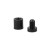 Dystans montażowy 15mm Ø Aluminium Czarny 15x20