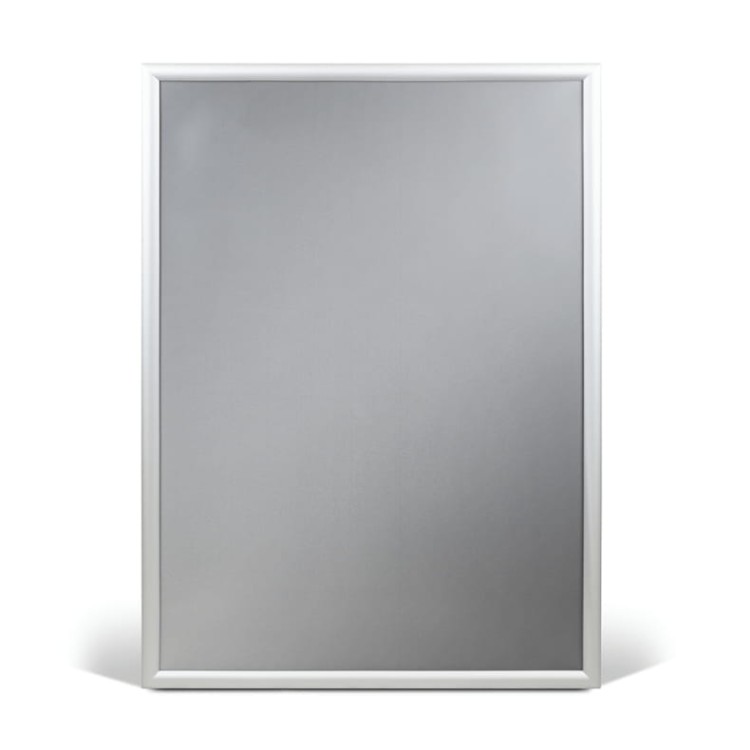 Ramka plakatowa OWZ A3 (42 x 29 cm) aluminiowa srebrna z prostym narożnikiem rama ramka plakatowa OWZ ścienna na plakat na zdjęcia profil 25 mm