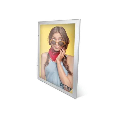 Gablota na plakat A1 (59,4 x 84,1 cm) zamykana na kluczyk do użytku zewnętrznego i wewnętrznego gablota zewnętrzna wewnętrzna gablota ogłoszeniowa gablota informacyjna tablica ogłoszeń tablica informacyjna