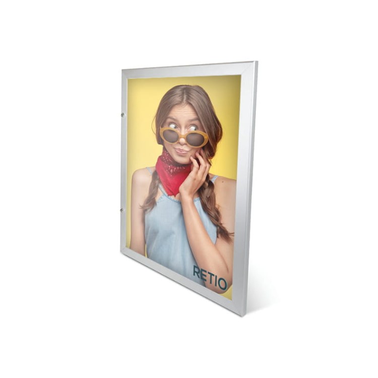 Gablota na plakat A1 (59,4 x 84,1 cm) zamykana na kluczyk do użytku zewnętrznego i wewnętrznego gablota zewnętrzna wewnętrzna gablota ogłoszeniowa gablota informacyjna tablica ogłoszeń tablica informacyjna