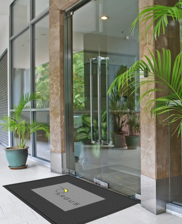 Mata podłogowa gumowa wycieraczka z logo