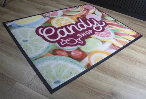 Mata podłogowa Universal Brush Guard - wycieraczka dywanik wykładzina z logo do zastosowań wewnętrznych i zewnętrznych