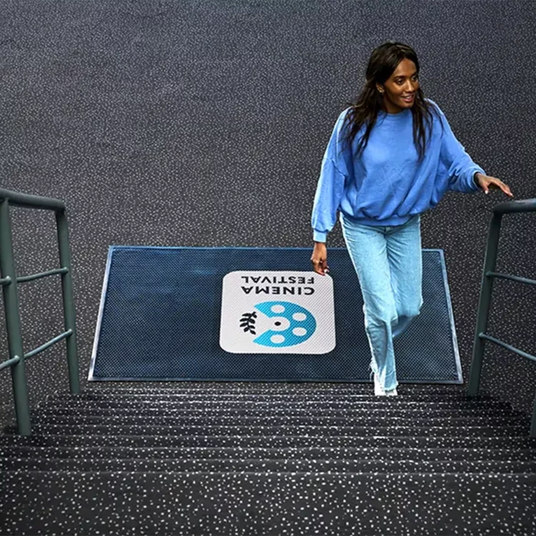 Mata podłogowa gumowa wycieraczka z logo