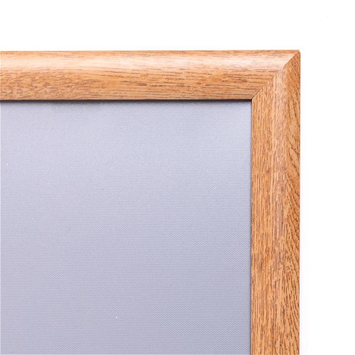 Ramka zatrzaskowa A3 (29,7 x 42 cm) aluminiowa w kolorze drewna z ostrym narożnikiem rama ramka plakatowa OWZ ścienna na plakat na zdjęcia profil 25 mm