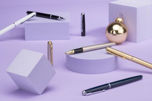 Pióro kulkowe GLOW GOLD szampański (jasnozłoty)