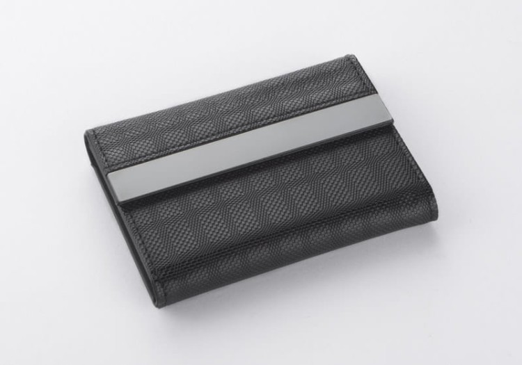 Etui na wizytówki RILL BLACK - II gatunek czarny