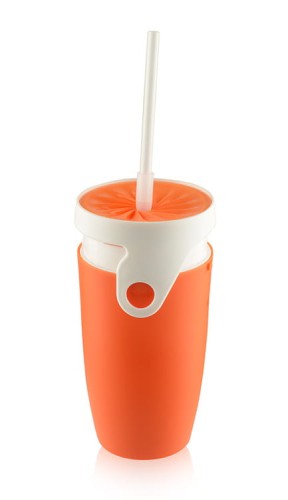 Kubek LENS 350 ml pomarańczowy