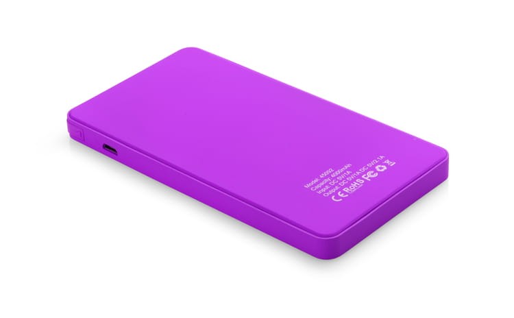 Power bank VIVID 4000 mAh fioletowy