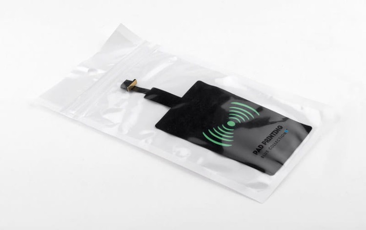 Adapter micro USB do ładowania indukcyjnego INDO czarny