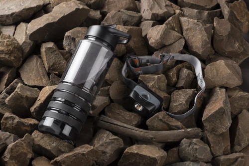 Bidon z filtrem węglowym KIVI 700 ml czarny