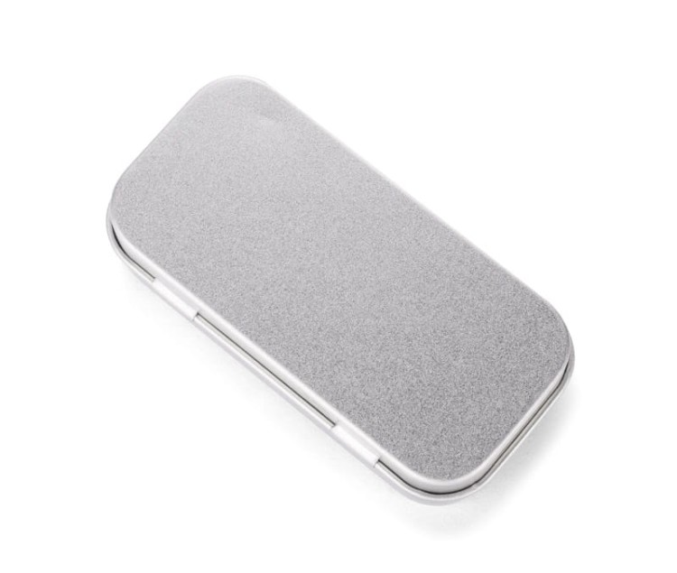 Puszka mała do pamięci USB (bez wkładu)- II gatunek srebrny