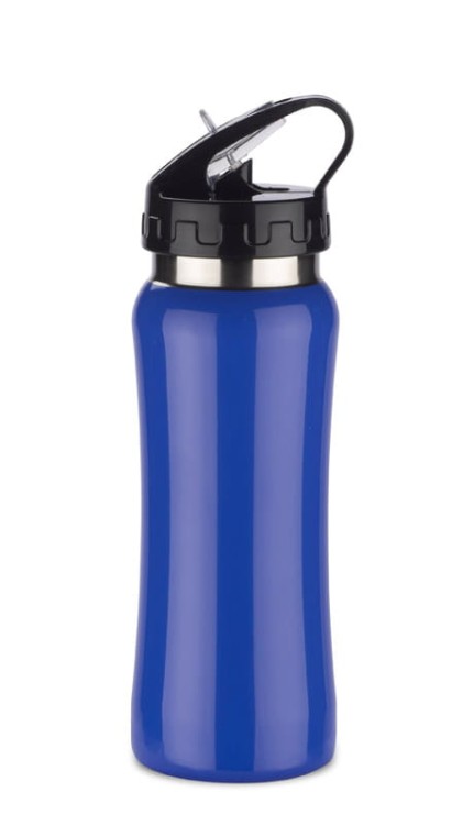 Bidon stalowy PATRO 600 ml niebieski