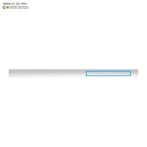 Ołówek stolarski BOB biały