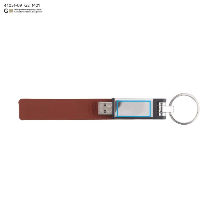 Pamięć USB BUDVA 8 GB brązowy