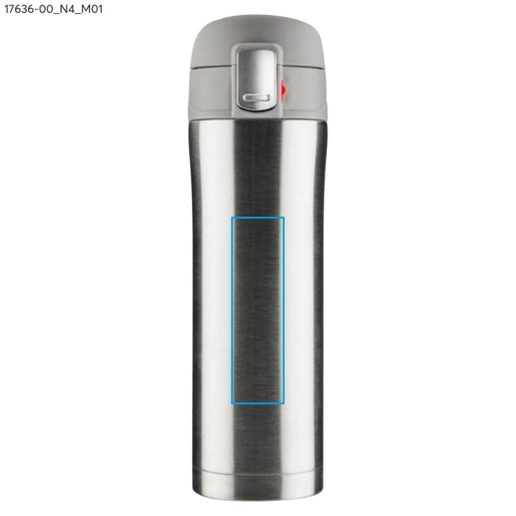 Kubek termiczny LOCK 440 ml srebrny