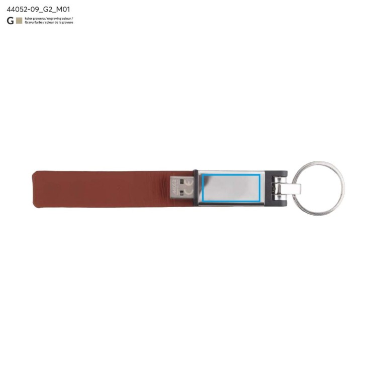 Pamięć USB BUDVA 16 GB brązowy