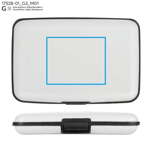 Etui na karty SECURE biały