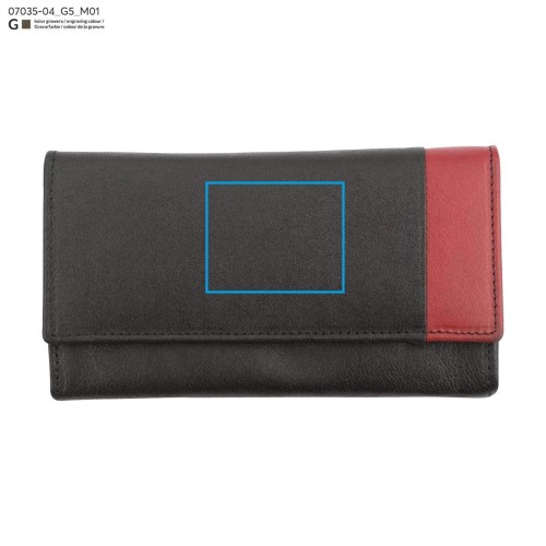 Portfel ALEXANDRA czerwony