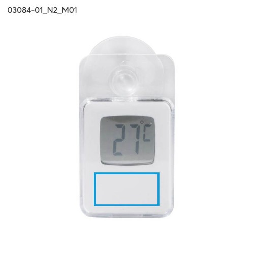 Termometr okienny TEPLI biały