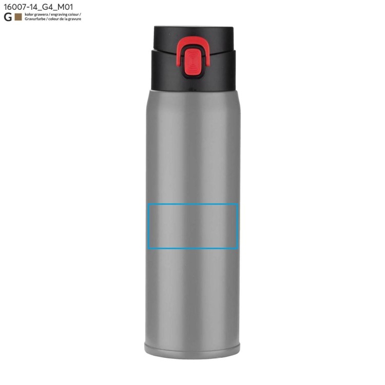 Kubek termiczny FADE 420 ml popielaty (szary)