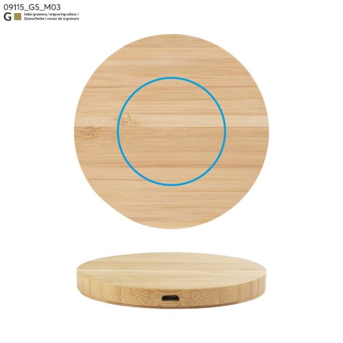 Ładowarka indukcyjna KYOTO brązowy