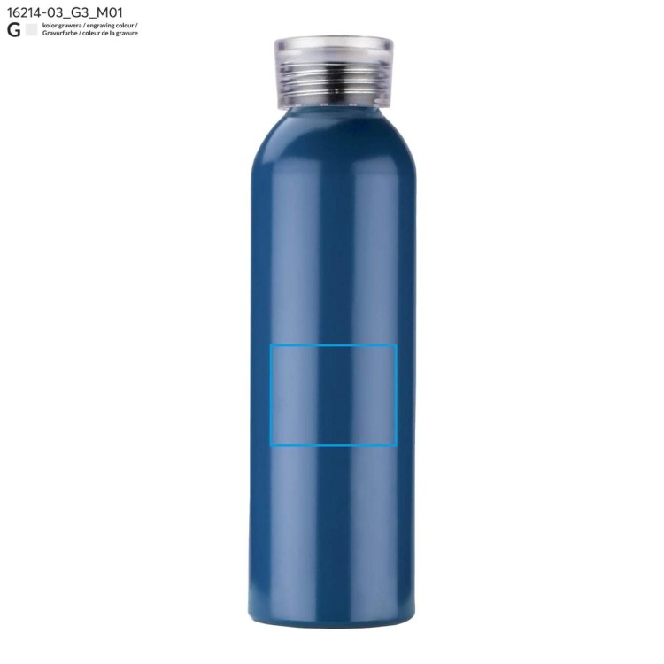 Butelka aluminiowa ALLUMI 650 ml niebieski