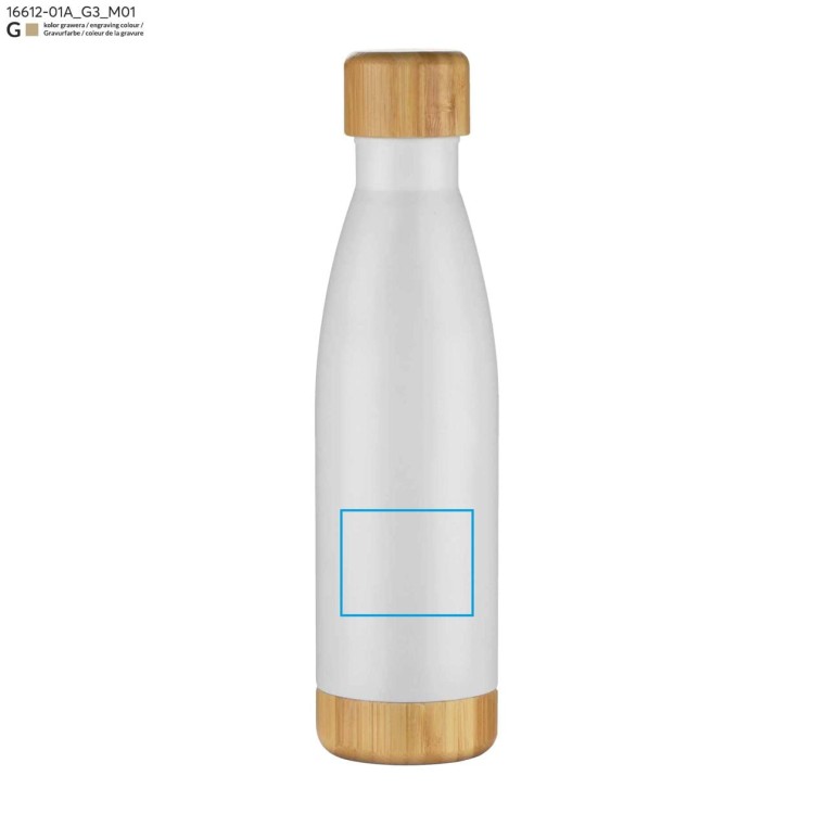 Butelka termiczna TILLI 500 ml- II gatunek biały