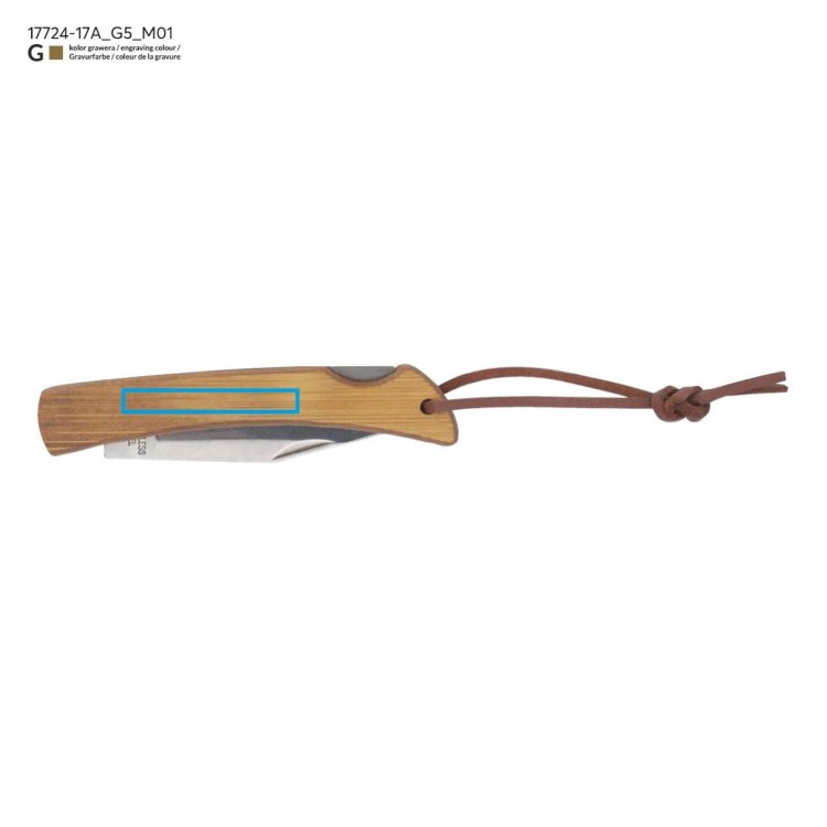 Nóż składany VENATIO -  II gatunek beżowy (naturalny)