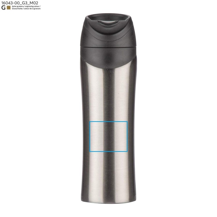 Kubek termiczny MIKE 450 ml srebrny