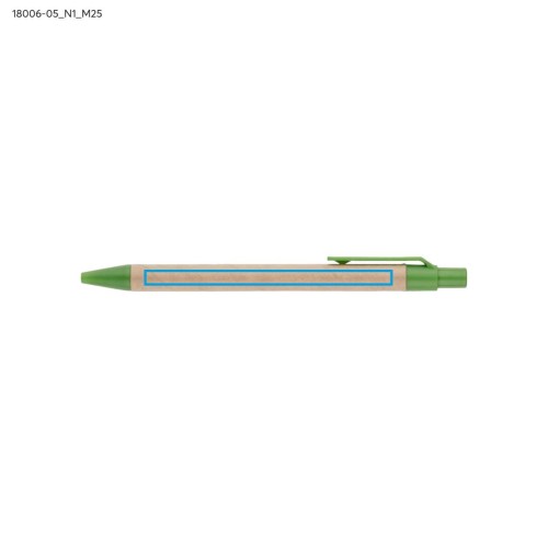 Notes z długopisem SERENO zielony