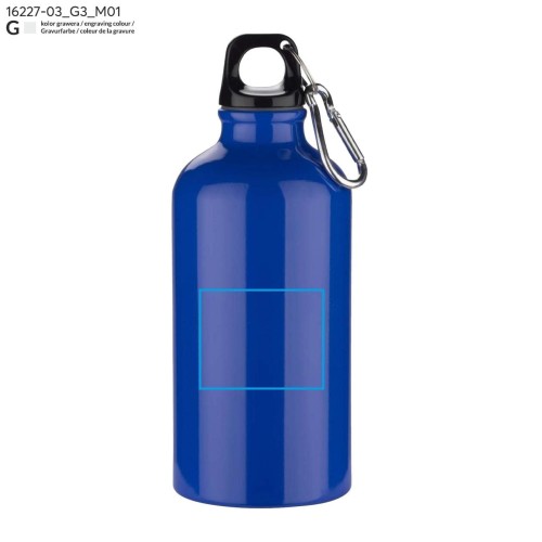 Butelka aluminiowa TREKO 500 ml niebieski